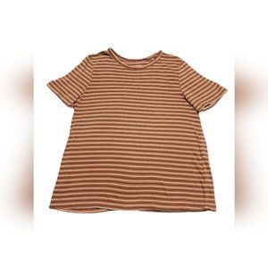 Striped Universal Thread Tee, Size L